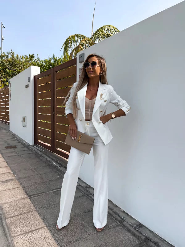 Women's Formal Two-Piece Set - Polished Style for Events
