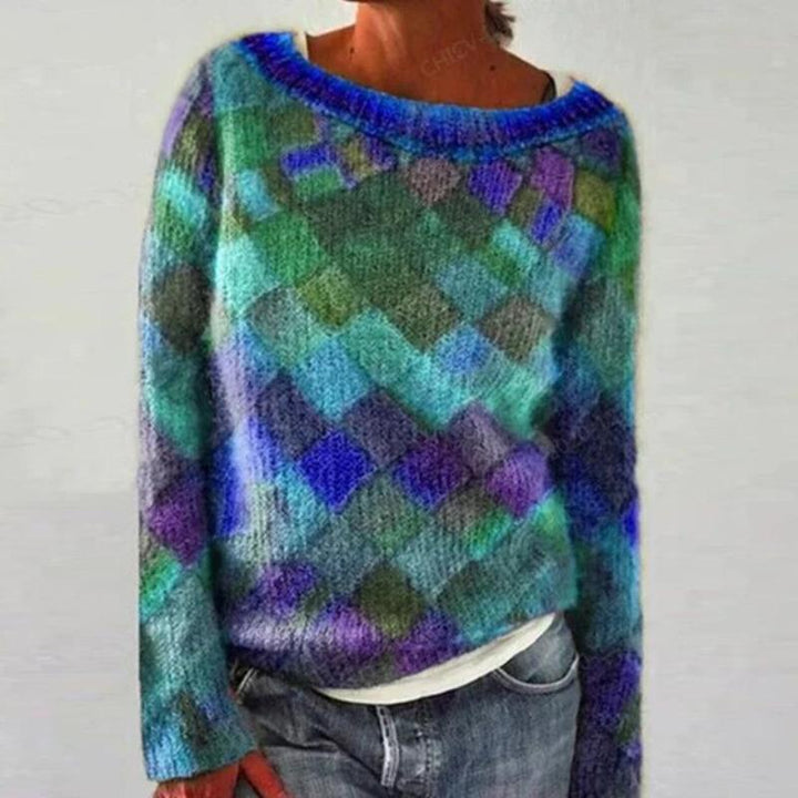 Women's Vibrant Sweater – Cozy & Colorful Everyday Essential