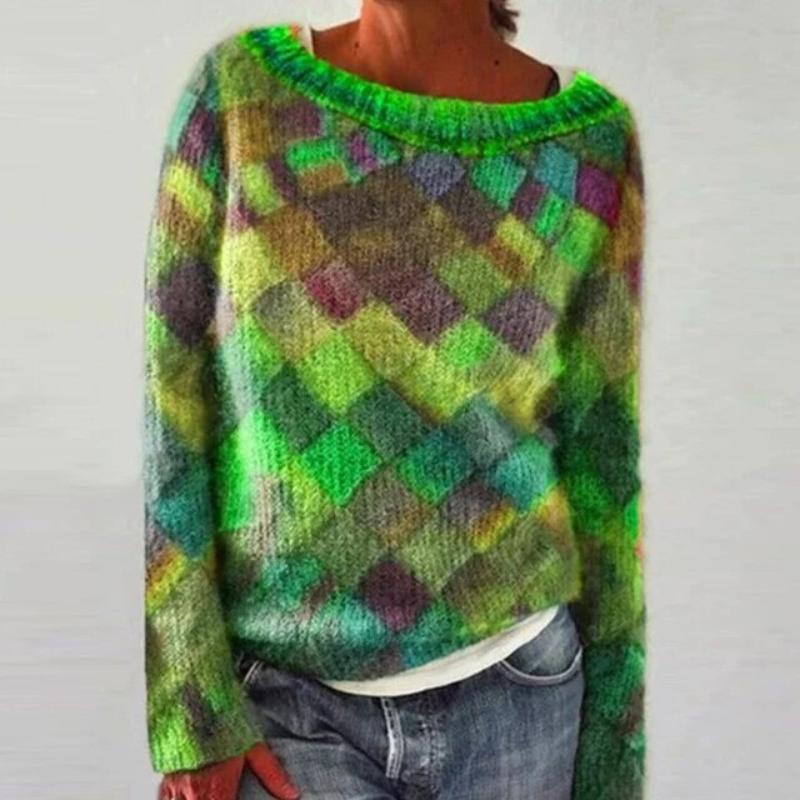 Women's Vibrant Sweater – Cozy & Colorful Everyday Essential