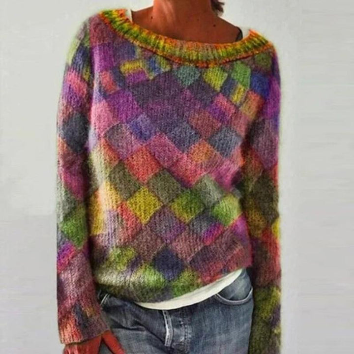 Women's Vibrant Sweater – Cozy & Colorful Everyday Essential