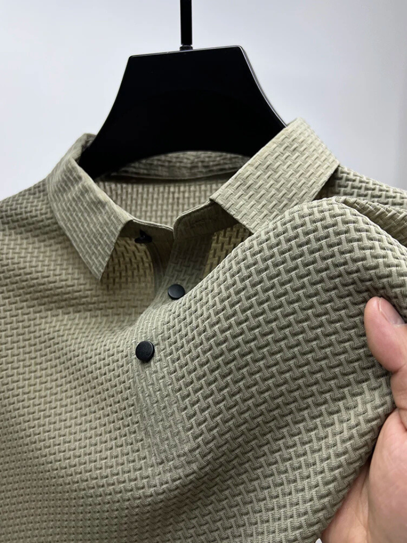 Milano — Men's Ultra-Comfortable Textured Polo