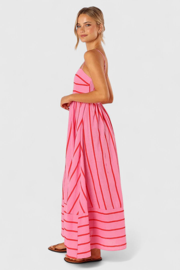 Women's Elegant Maxi Dress - Lightweight & Vibrant