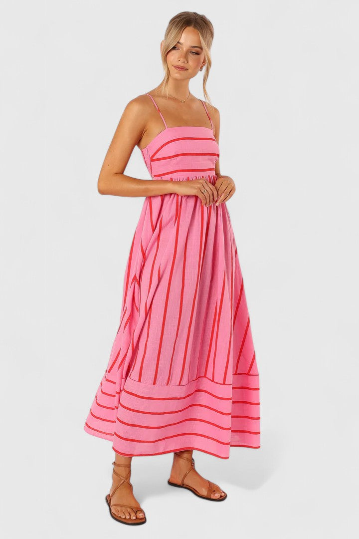 Women's Elegant Maxi Dress - Lightweight & Vibrant