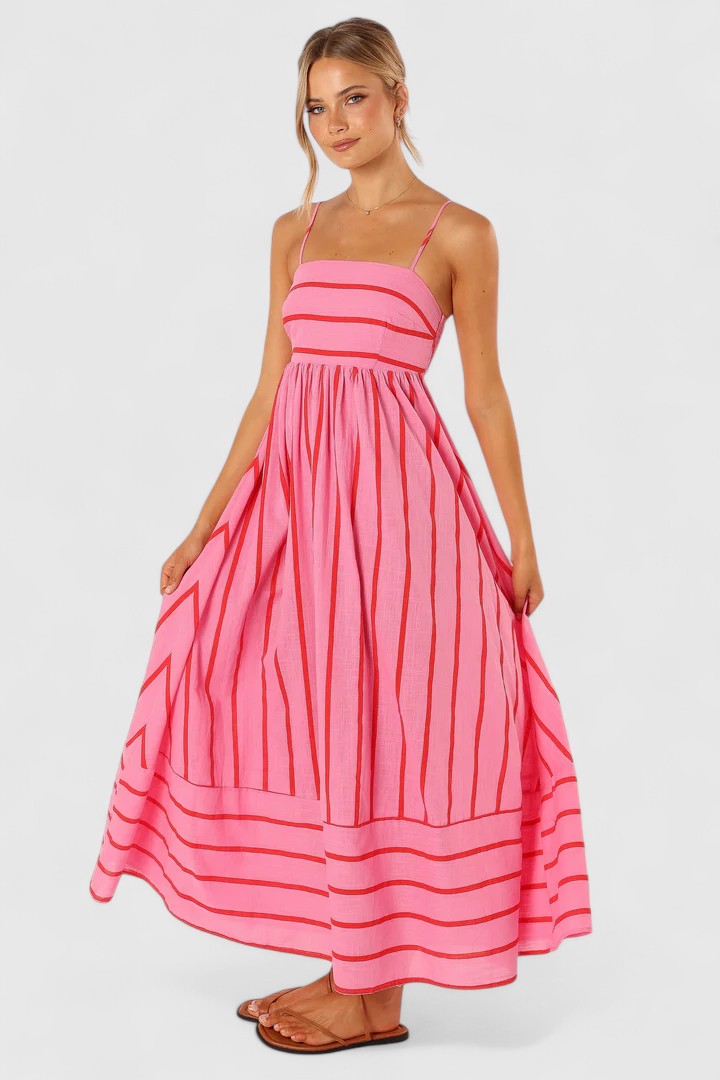 Women's Elegant Maxi Dress - Lightweight & Vibrant
