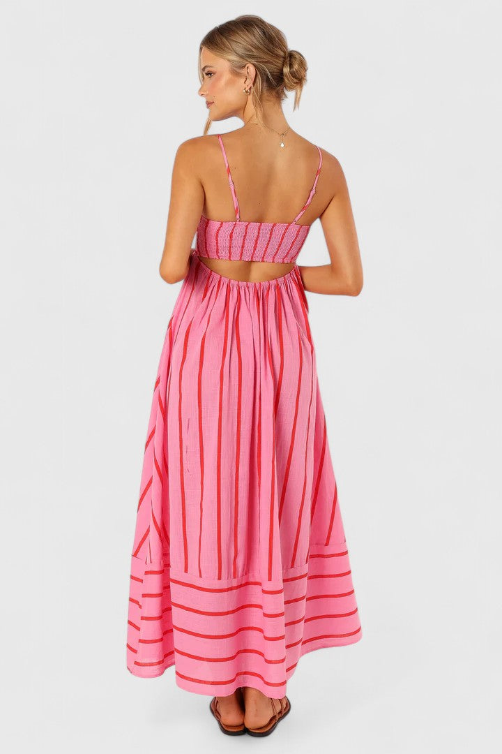 Women's Elegant Maxi Dress - Lightweight & Vibrant