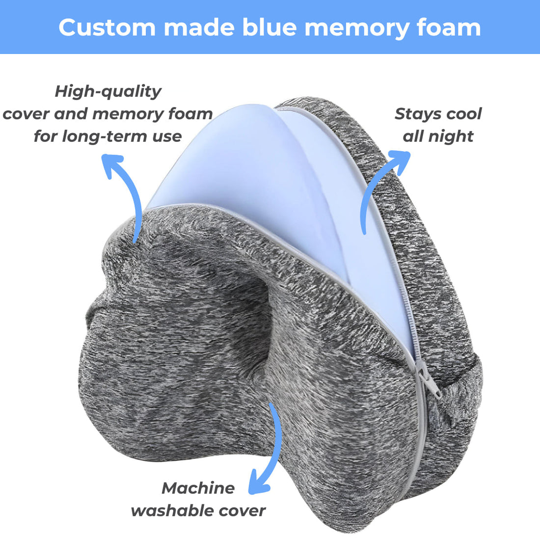 SleepAlign — Realign Your Spine While You Sleep Orthopedic Knee Pillow