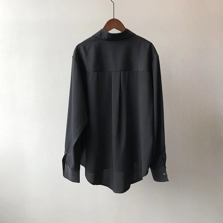 Women's Riley Silk Blouse – Fluid Elegance for Everyday