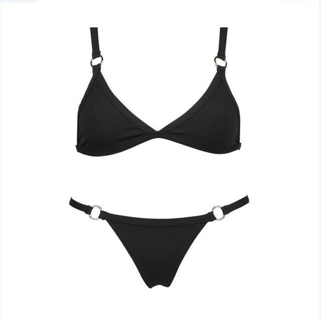 Women's Triangle Bikini - Chic & Comfortable for Beach Days