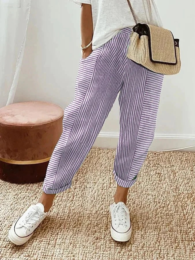 Women's Light Flattering Pants - Breezy Comfort & Everyday Elegance