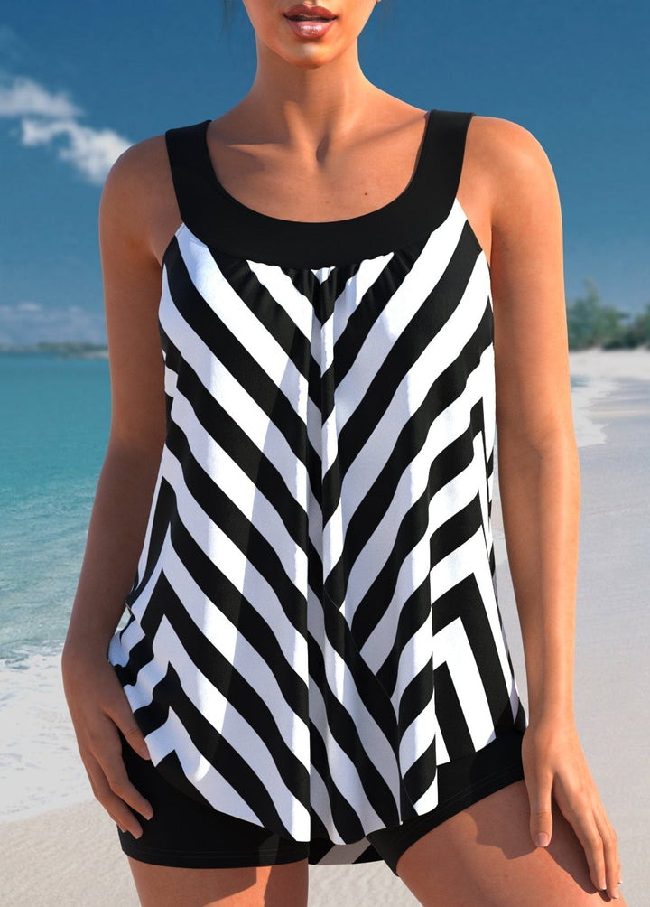 Women's Tankini - Stylish Two-Piece Swimsuit for Summer