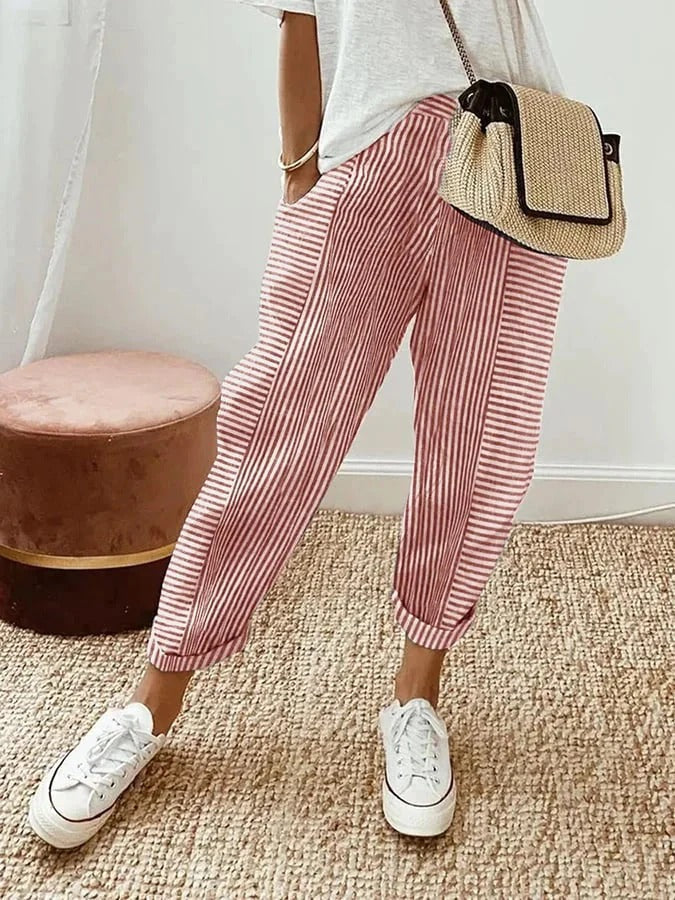 Women's Light Flattering Pants - Breezy Comfort & Everyday Elegance