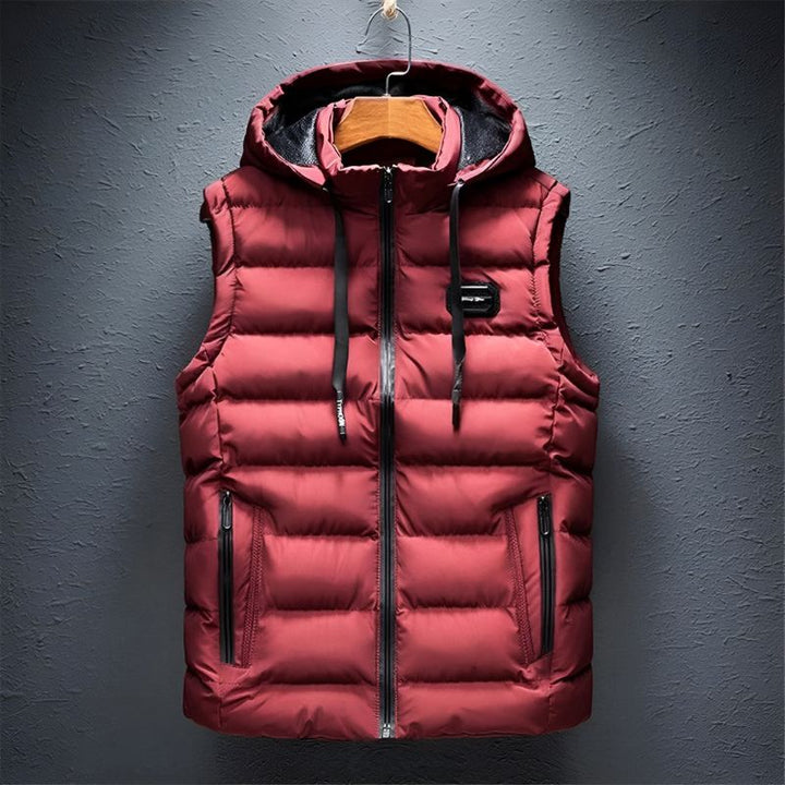 Men's Lucas Hooded Puffer Vest - Lightweight Warmth for Layering