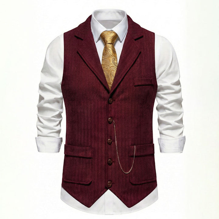 Men's Ultra-Comfort Stretch Waistcoat – Tailored Everyday Vest