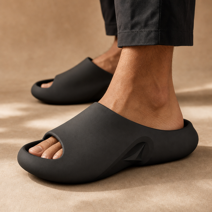 Men's Foam Slides – Lightweight Cushioned Summer Sandals
