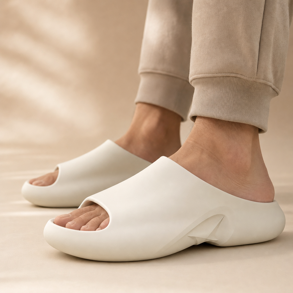 Men's Foam Slides – Lightweight Cushioned Summer Sandals