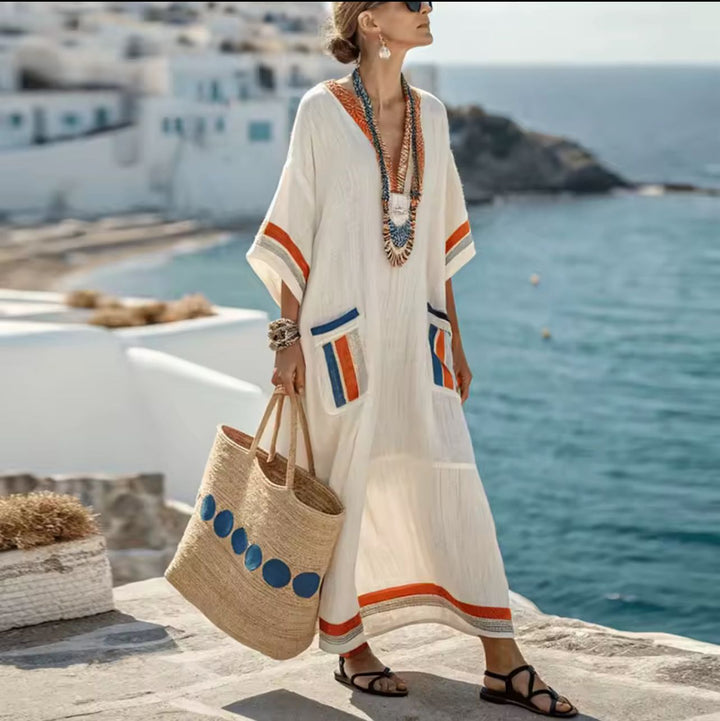 Women's Lightweight Striped Dress - Perfect for Summer Days