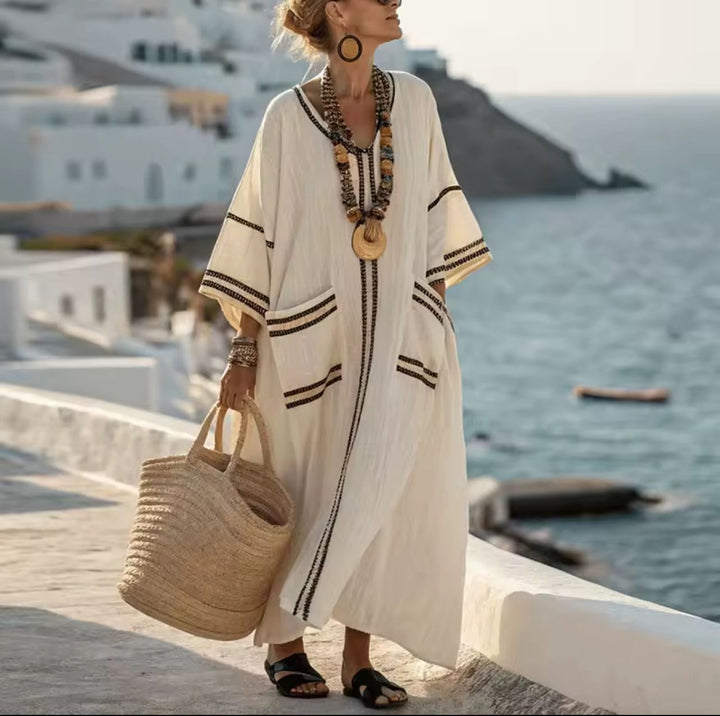 Women's Lightweight Striped Dress - Perfect for Summer Days