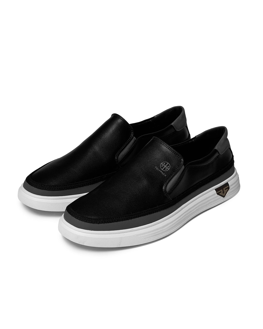 Men's Leather Slip-On Dress Shoes - Effortless Style from Day to Night