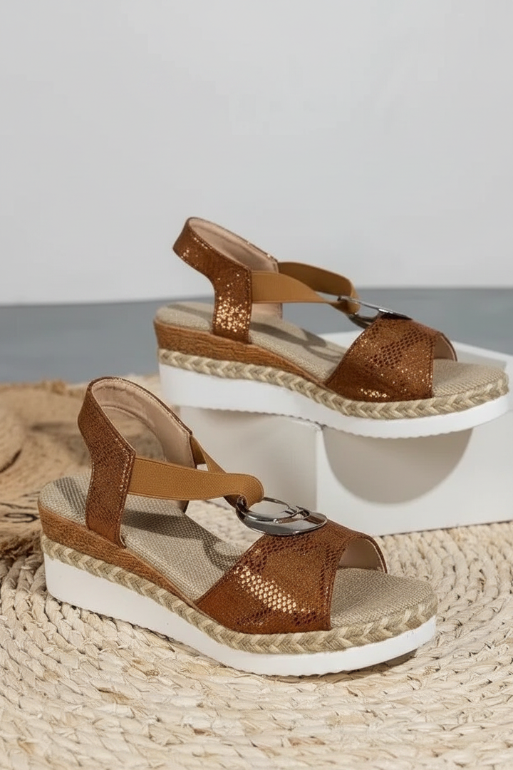 Women's Capri Platform Sandals - Elegant and Comfortable