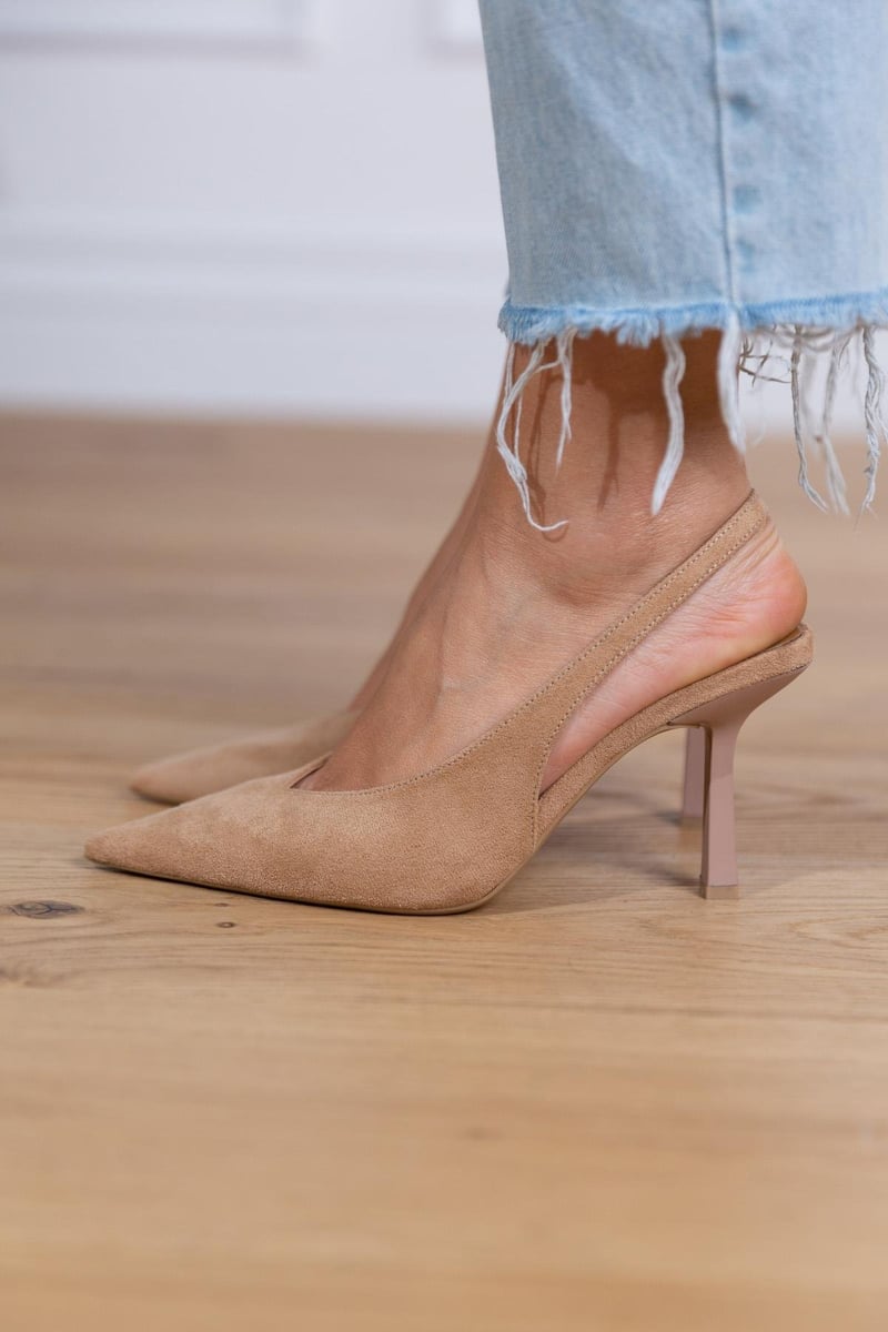 Women's Maine Pointed Toe Slingback Heels - Timeless Comfort