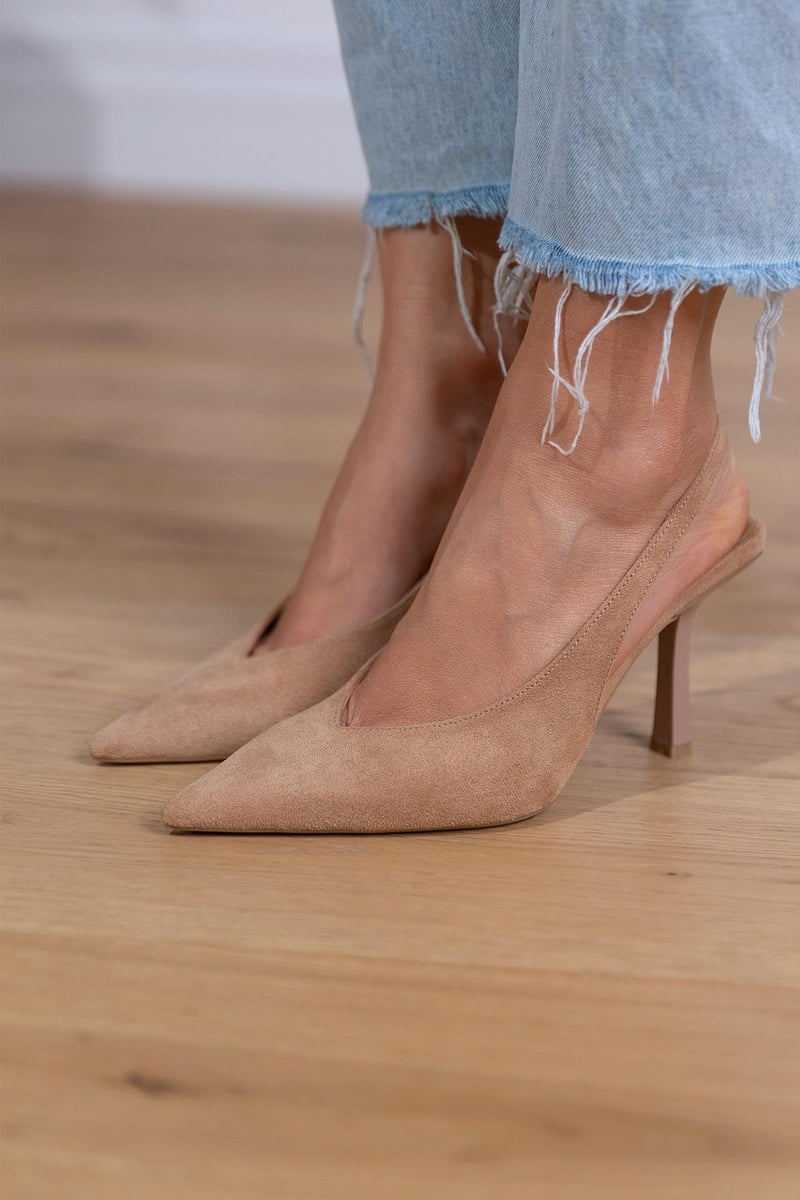 Women's Maine Pointed Toe Slingback Heels - Timeless Comfort