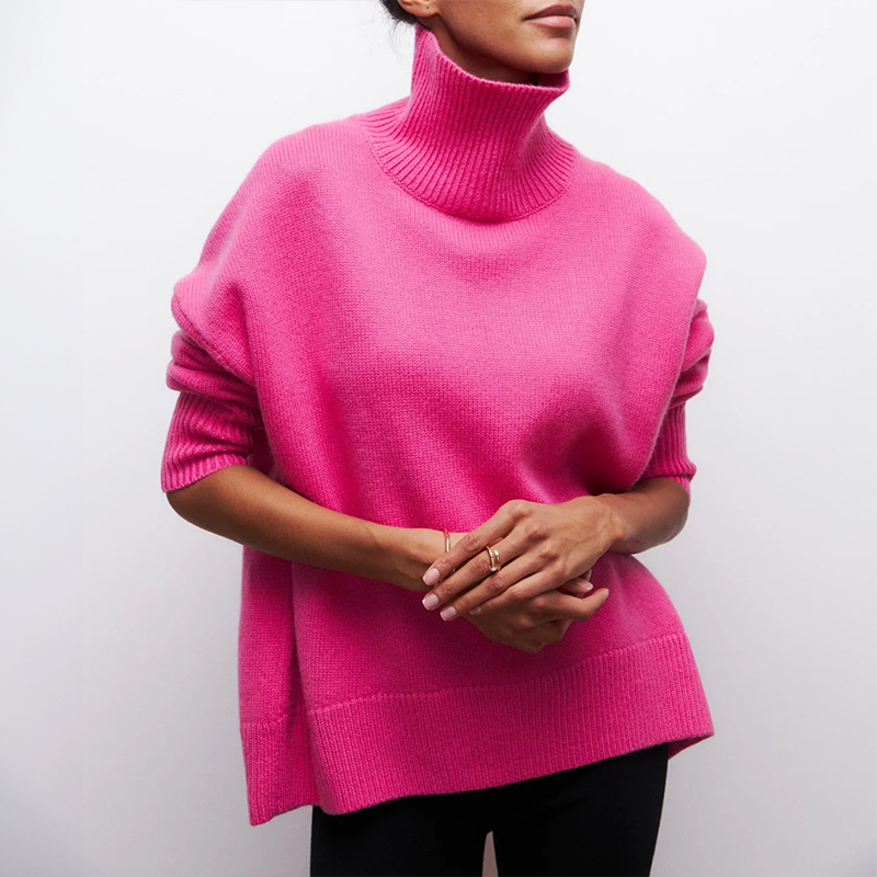 Women's Amelia Elegant Knitted Sweater - Timeless Winter Warmth