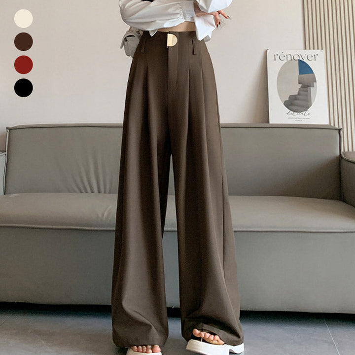 Women's Tahlia High-Waisted Trousers – Elegant & Flattering All-Day