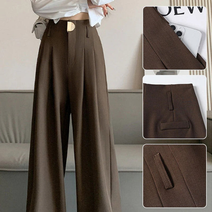 Women's Tahlia High-Waisted Trousers – Elegant & Flattering All-Day