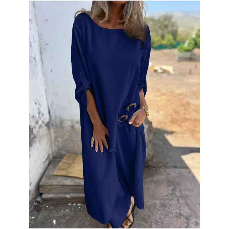 Women's Relaxed Oversized Maxi Dress - Effortless Everyday Style