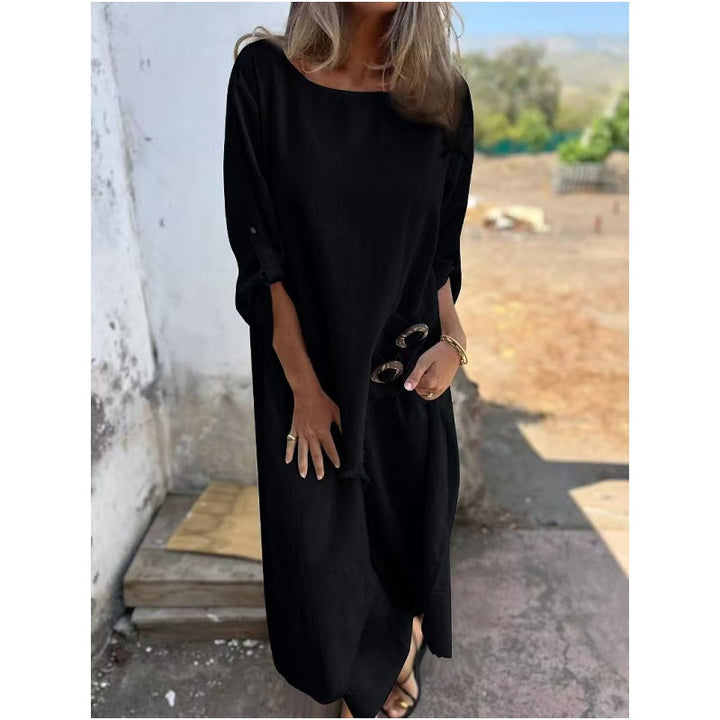 Women's Chic Asymmetrical Two-Piece Set - Breezy & Sophisticated