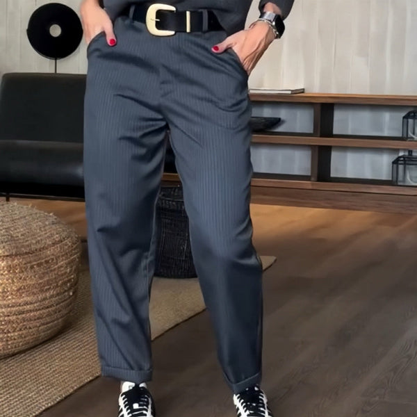 Women's Clara Classic Tapered Trousers - Versatile Office Staple