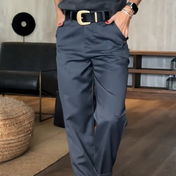 Women's Clara Classic Tapered Trousers - Versatile Office Staple