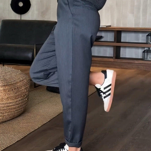 Women's Clara Classic Tapered Trousers - Versatile Office Staple