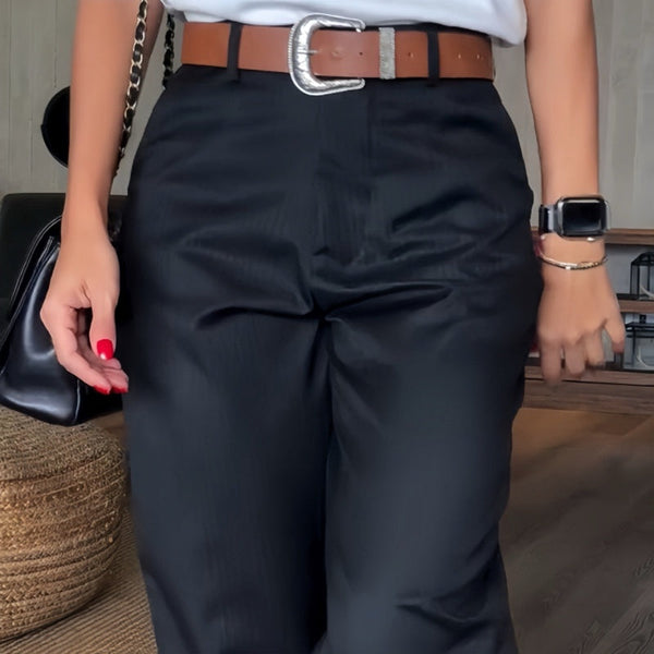 Women's Clara Classic Tapered Trousers - Versatile Office Staple