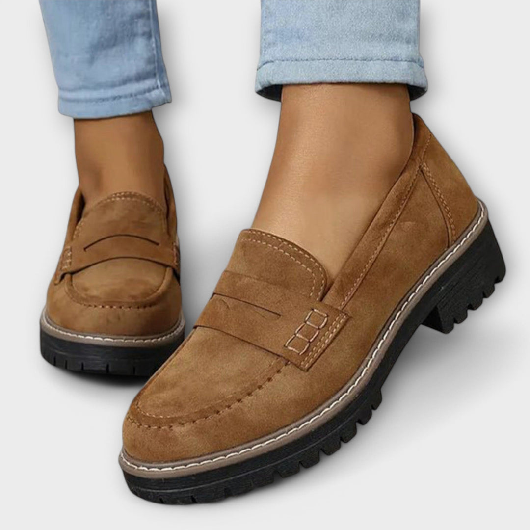 Women's Alisa Suede Loafers - All-Day Comfort for Work & Travel