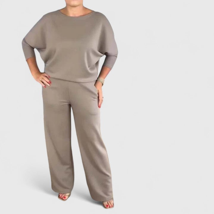 Women's Elegant Three-Piece Set - Versatile & Timeless