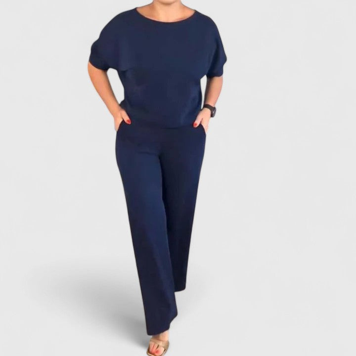Women's Elegant Three-Piece Set - Versatile & Timeless