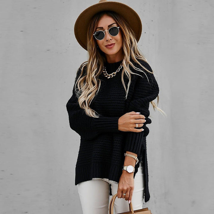 Women's Cozy Knit Pullover Sweater - Everyday Comfort