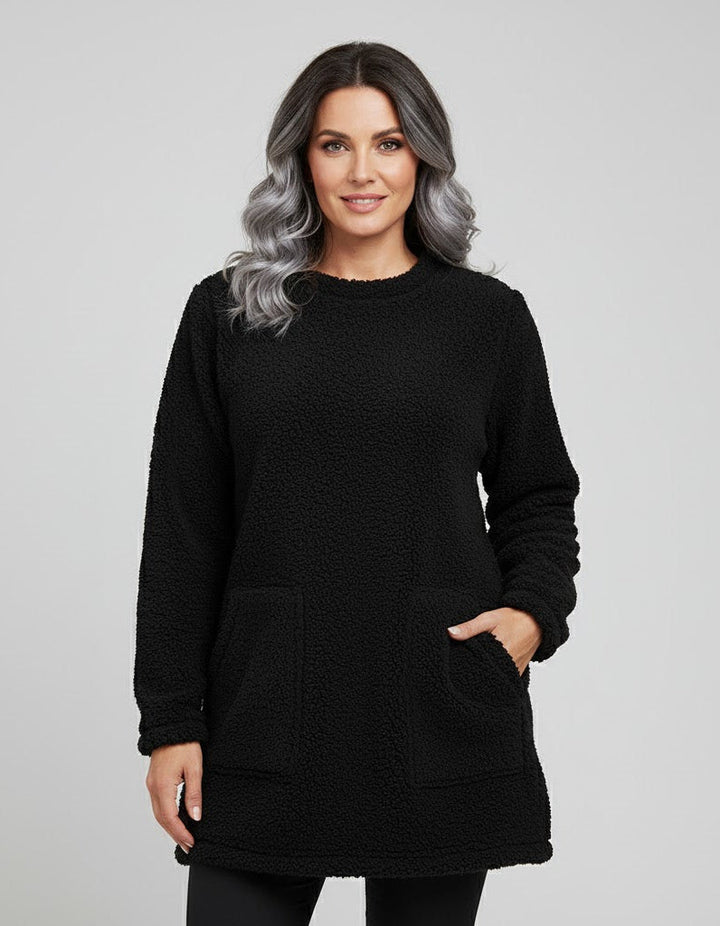 Women's Isabel Fleece Long Sweatshirt - Everyday Comfort