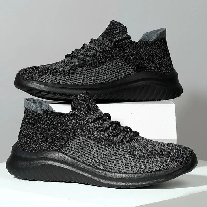 Men's Knit Mesh Trainers – Cushioned Everyday Walking Shoes – view 6