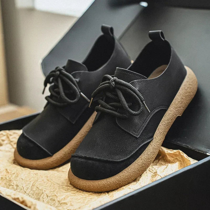 Men's Nomad Leather & Suede Sneakers – Lace-Up Trainers – view 6