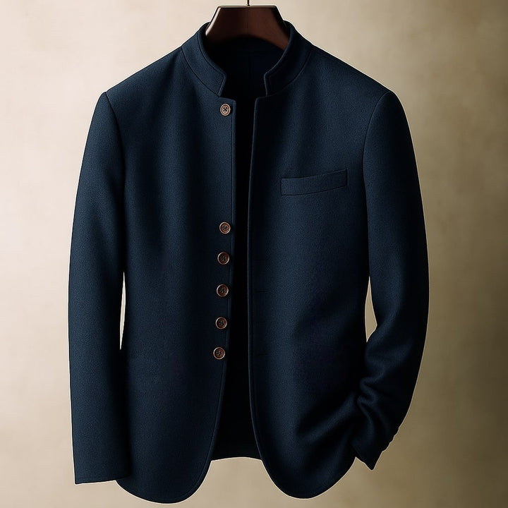 Men's Helsinki Wool Jacket – Stand-Collar Tailored Layer – view 2