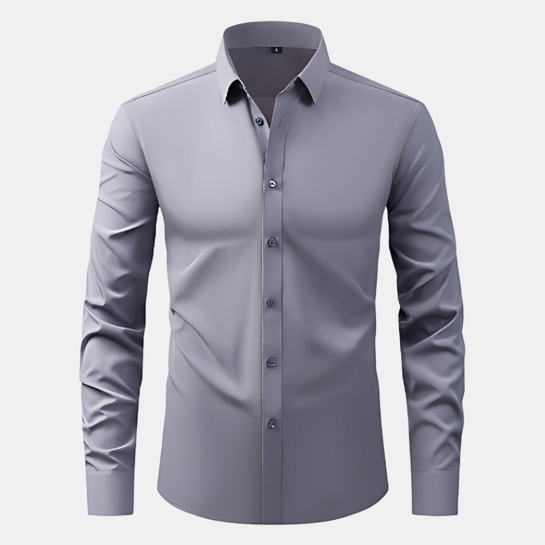 Men's Stretch Dress Shirt – Wrinkle-Resistant Office Shirt – view 12