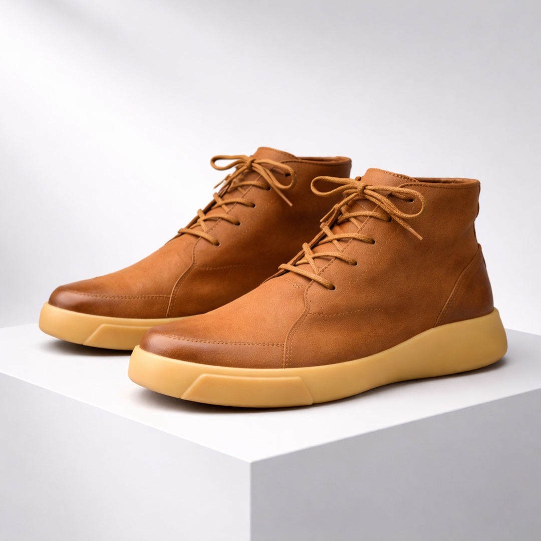 Men's Leather Chukka Boots – Smart Casual Ankle Desert Boots – view 2