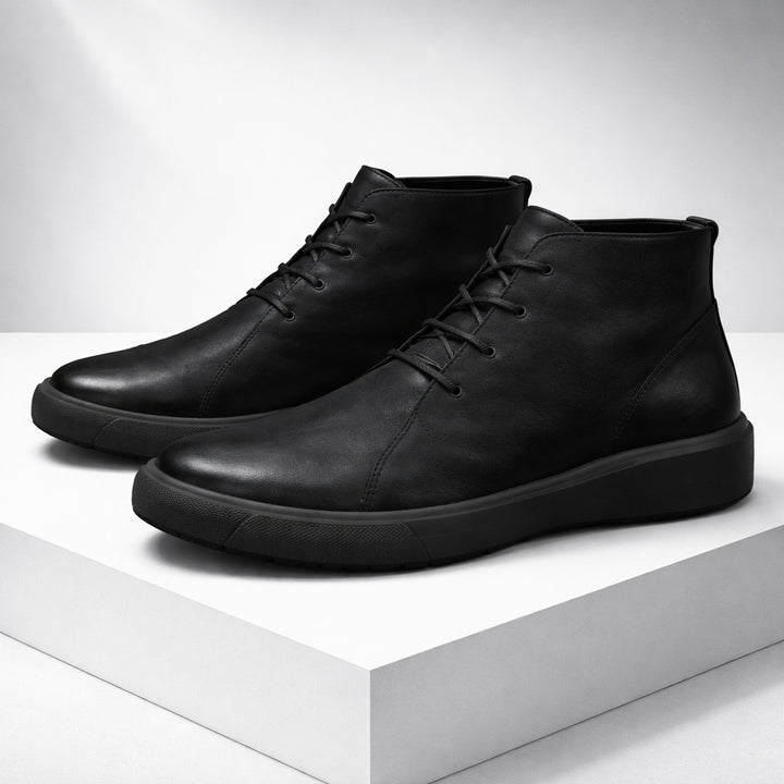 Men's Leather Chukka Boots – Smart Casual Ankle Desert Boots – view 3