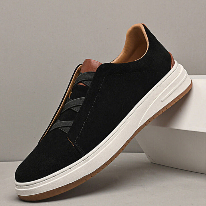 Men's Suede Slip-On Sneakers – Cushioned Everyday Trainers – view 2