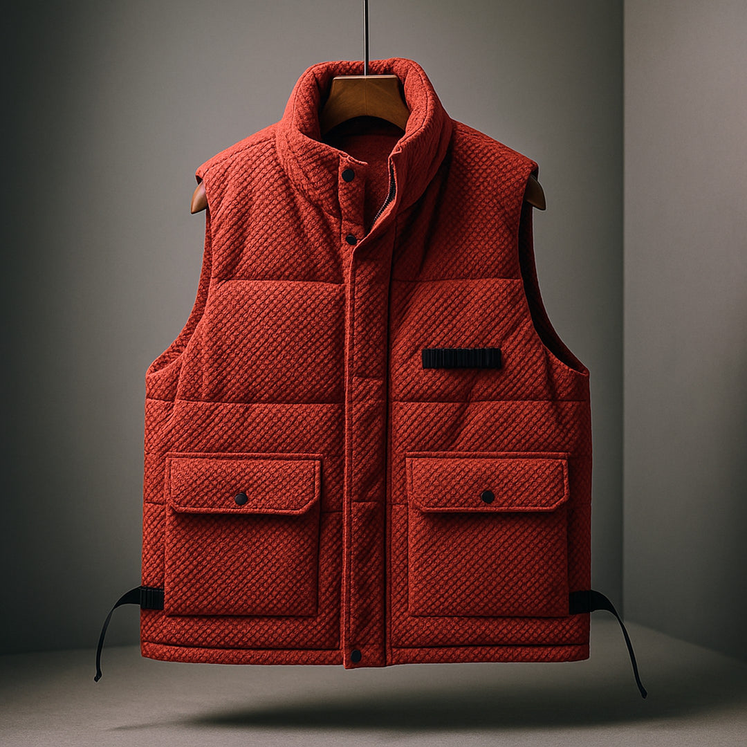 Men's Quilted Insulated Gilet – Lightweight Layering Vest – view 3