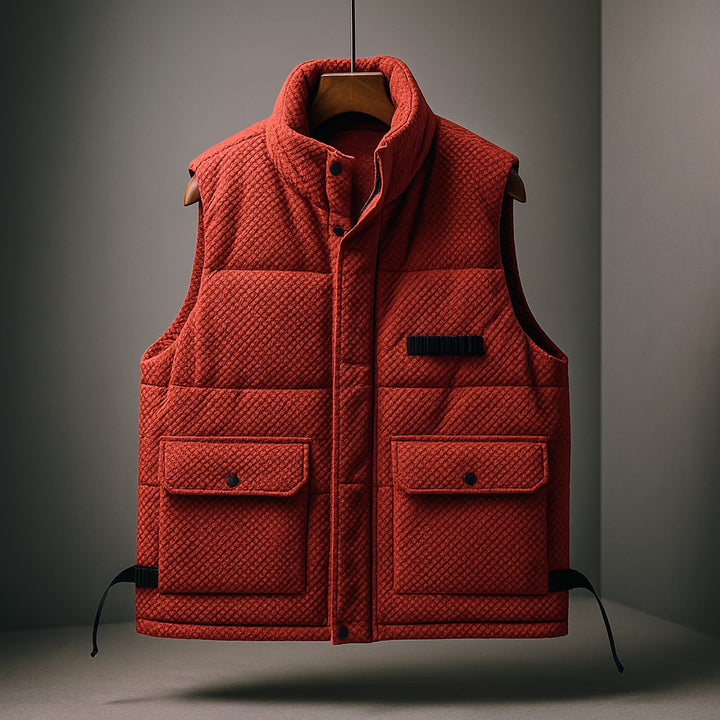 Men's Quilted Insulated Gilet – Lightweight Layering Vest – view 3