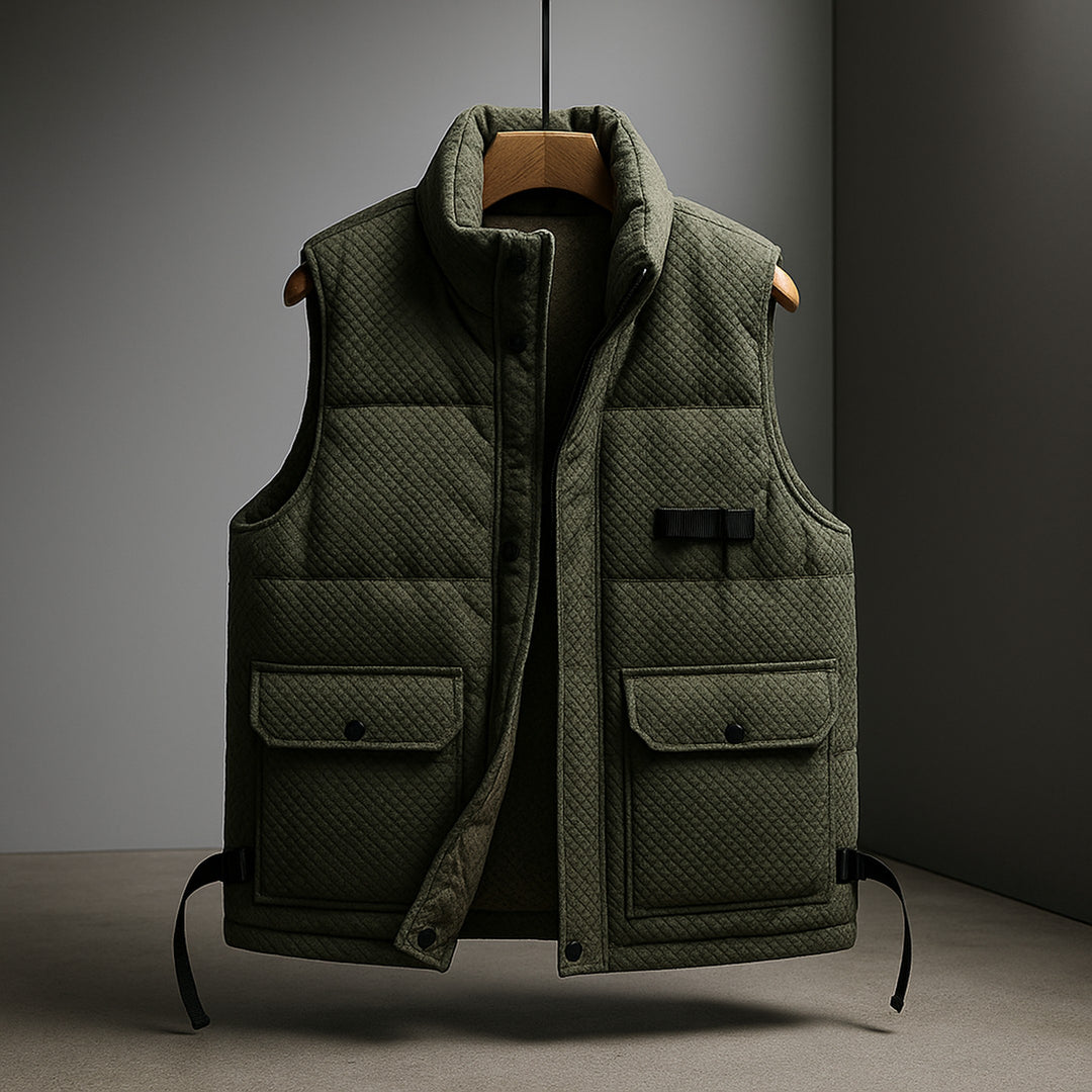 Men's Quilted Insulated Gilet – Lightweight Layering Vest – view 2