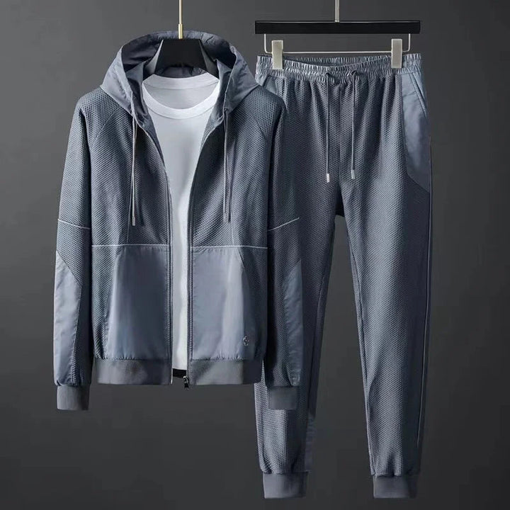 Men's Performance Tracksuit – Breathable Full-Zip Hooded Set – view 2
